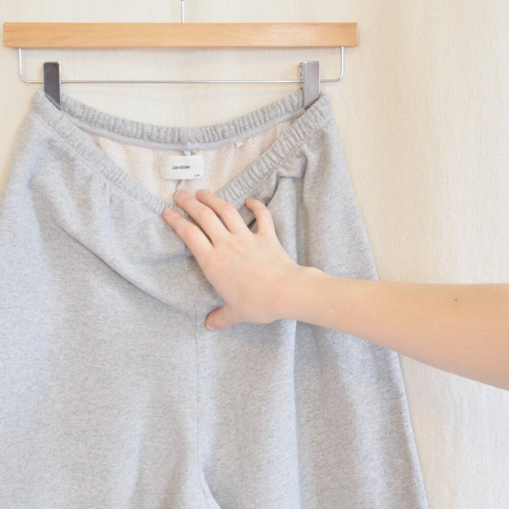 Joah Brown Light Gray Cozy Sweatpants - Picture 3 of 3
